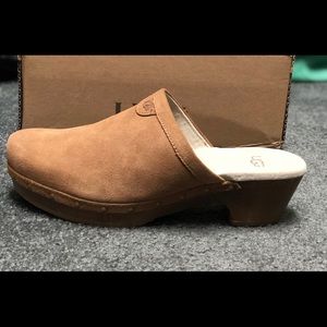 Tan Suede UGG Australia Clogs